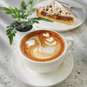 Coffe and Apple Pie Slice