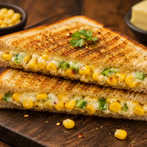 Sweet corn Sandwich