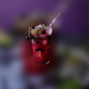 Blue Currant Mocktail