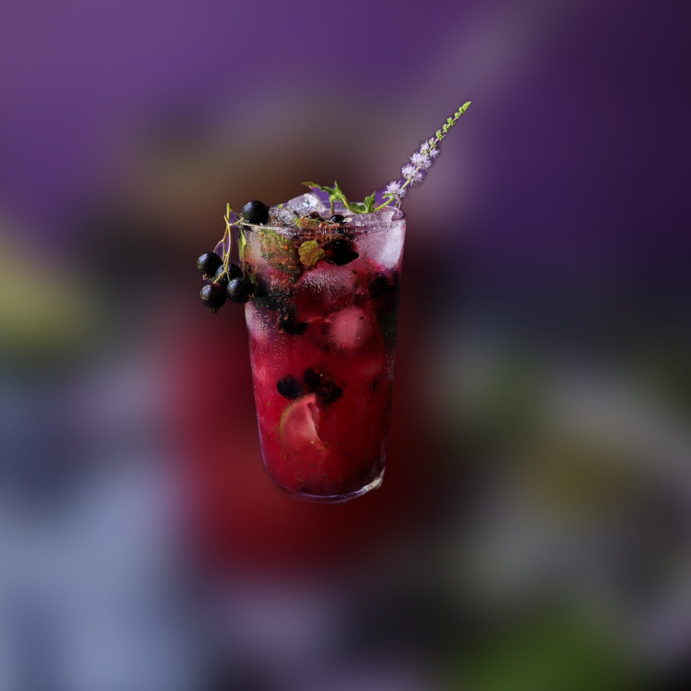 Blue Currant Mocktail