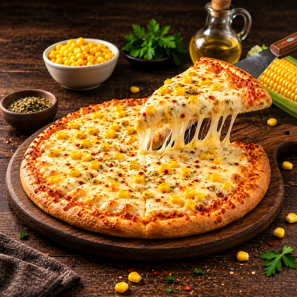Corn Cheese Pizza