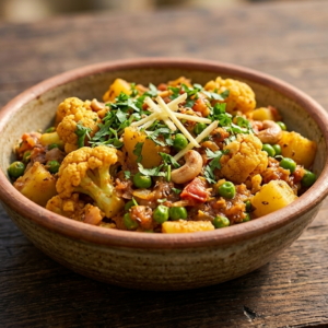 Aloo Gobhi Matar (Half)