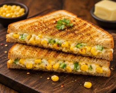 Sweet corn Sandwich